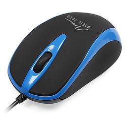 Media-Tech Plano USB vezetékes egér, kék (MT1091B)