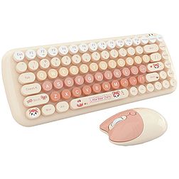 MOFII Candy új 2.4G vezeték nélküli billentyűzet (ANGOL) + egér készlet narancssárga (Candy New SMK632M3AO)