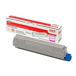Oki C8600 C8800 lézertoner eredeti Magenta 6K 43487710