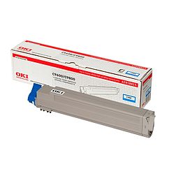 Oki C9600 C9800 lézertoner eredeti Cyan 15k 42918915