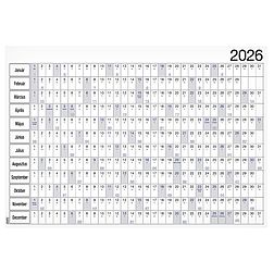 Plakátnaptár 2026 REALSYSTEM éves B/1 980x680mm kétoldalas