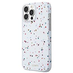UNIQ Coehl Terrazzo tok iPhone 13 Pro / 13 6.1" fehér/natúr fehér
