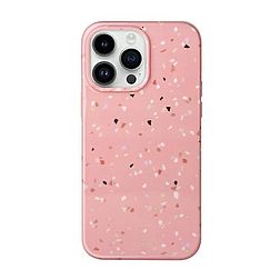 Uniq Coehl Terrazzo tok iPhone 14 Pro telefonhoz - rózsaszín