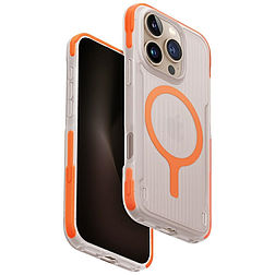 Uniq Combat Active Magclick töltőtok iPhone 16 Próhoz - narancssárga