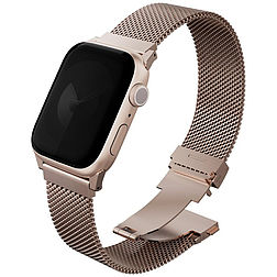 Uniq Dante Pro Apple Watch szíj 44/45/46/49 mm rozsdamentes acél - rózsaszín