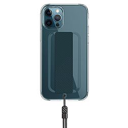 UNIQ előlap Heldro iPhone 12/12 Pro 6,1" przezroczysty/clear Antimikrobiális