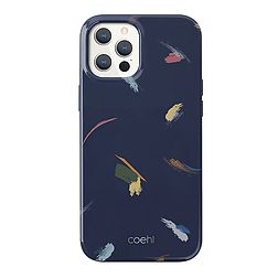 UNIQ Etui Coehl Reverie iPhone 12/12 Pro 6,1" niebieski/poroszkék