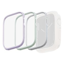 Uniq Frame tok Moduo 3in1-hez Apple Watch 4/5/6/7/8/9/SE/SE2 40/41mm Sage-Lilac-White/ Sage-Lilac-White