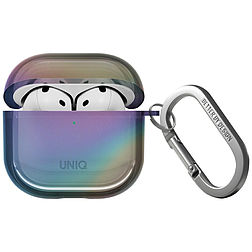 Uniq Iridescia AirPods 4 fültok - holografikus többszínű