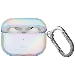 Uniq Iridescia tok AirPods Pro 2 fülhallgatóhoz - holografikus fehér