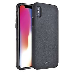 UNIQ Lithos iPhone Xs Max czarny /szén fekete