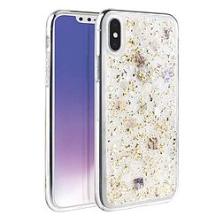 UNIQ Lumence Clear iPhone Xs Max złoty/pezsgőarany