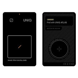 Uniq NFC helymeghatározó Atlasz szürke/grafit Uniq-ATLASCARDTRK-GRAPHITE