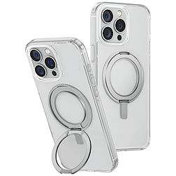 Uniq Swivix 360 fokban forgatható, kihajtható tok iPhone 16 Pro Maxhoz - átlátszó