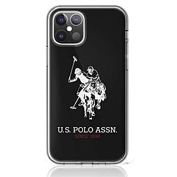 US Polo Assn Big Dh logó - Etui iPhone 12 / iPhone 12 Pro fekete (USHCP12MTPUHRBK)