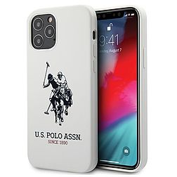US Polo USHCP12LSLHRWH iPhone 12 Pro Max 6,7" biały/fehér szilikon kollekció