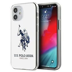 US Polo USHCP12STPUHRWH iPhone 12 mini 5,4" biały/fehér fényes nagy logó