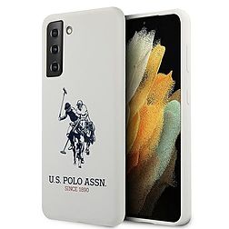 US Polo USHCS21MSLHRWH S21+ G996 biały/fehér szilikon logó