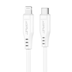 USB-kábel MFI Acefast C3-01, USB-C a Lightninghez, 30 W, 1,2 m, fehér (C3-01 white)