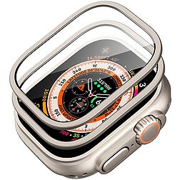 Védőkészlet Apple Watch Ultra ESR 49mm-hez tok+üveg titán (1Z0480102)