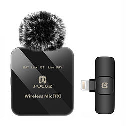Vezeték nélküli Lavalier mikrofon PULUZ PU647B, lightning (PU647B)