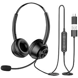 Vezetékes headset mikrofonnal New Bee H368