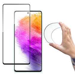 Wozinsky Full Cover Flexi Nano üvegfólia edzett üveg kerettel Samsung Galaxy A73 átlátszóhoz