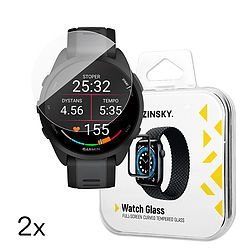 Wozinsky Full Glue edzett üveg Garmin Forerunner 165-höz (2 db.)