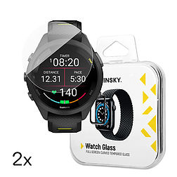 Wozinsky Full Glue edzett üveg Garmin Forerunner 265s 42mm-hez (2 db.)