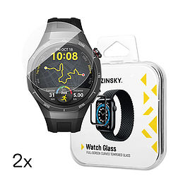 Wozinsky Full Glue edzett üveg Huawei Watch GT 5 / GT 5 Pro / GT 4 / GT 4 Pro / GT 3 / GT 3 Pro 46mm-hez (2 db)