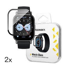 Wozinsky Full Glue edzett üveg Xiaomi Redmi Watch 5 Lite-hoz (2 db.)