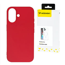Wozinsky szilikon tok Samsung Galaxy S25-höz - piros