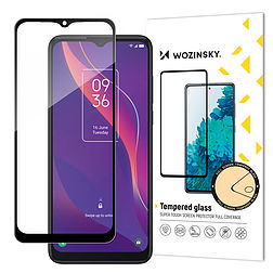 Wozinsky szuper kemény Full Glue edzett üveg teljes képernyő kerettel Case Friendly TCL 306 fekete