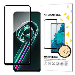 Wozinsky szuper strapabíró teljes ragasztós edzett üveg teljes képernyő kerettel, házbarát realme 9 pro + (9 pro plus) fekete