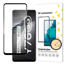 Wozinsky Tempered Glass Full Glue Super Tough képernyővédő fólia, teljesen fedett kerettel, tokbarát Vivo Y76 5G / Y76s / Y74s fekete