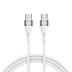 Wozinsky WSTCC2 USB-C / USB-C PD 65W kábel 2 m - fehér
