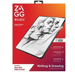 ZAGG InvisibleShield Fusion Canvas antibakteriális védőfólia, papír utánzattal iPad Pro 11" 2024-hez