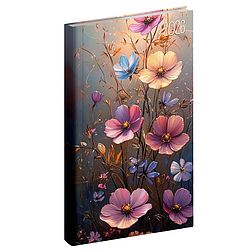 Zsebnaptár 2026 REALSYSTEM Picture álló fehér lapos Kertek