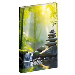 Zsebnaptár 2026 REALSYSTEM Picture álló fehér lapos Meditáció