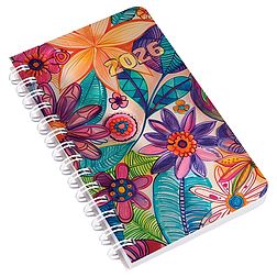 Zsebnaptár 2026 REALSYSTEM SP3 spirál mini 78x128mm heti fehér lapos akvarell