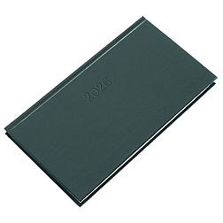 Zsebnaptár 2026 REALSYSTEM Standard fekvő fehér lapos zöld