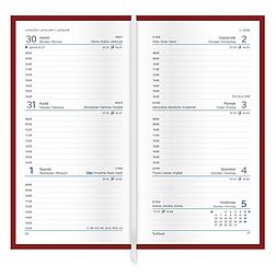 Zsebnaptár 2026 TOPTIMER Joy J035 heti álló fehér lapos Párizs UV