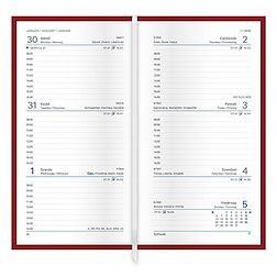 Zsebnaptár 2026 TOPTIMER Traditional T035 álló fehér lapos kék