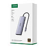 10 az 1-ben UGREEN CM498 USB-C adapter 3x USB-A 3.0, HDMI, VGA, RJ45, SD/TF, AUX 3,5 mm, PD (15601)