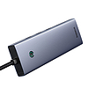 10 portos HUB Type-C Baseus UltraJoy HDMI, VGA, 3xUSB 3.0, PD, RJ45, SD/TF, 3,5 mm-es szürke (B0005280C811-00)