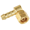 1/4´´-os bal oldali adapter könyökcsatlakozóhoz, 8x15 mm-es gáztömlő csatlakoztatásához