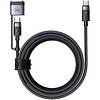 2 az 1-ben USB-C - USB-C + Magsafe 3 kábel Mcdodo CA-0140, 2 m (fekete)