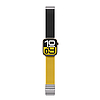 2 darabos AmazingThing Blend szíj Apple Watch 45/46/49mm-hez - sárga-fekete/fekete