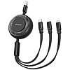 3 az 1-ben USB-C - USB-C / Lightning / Micro USB kábel, Mcdodo CA-3730, 1,2 m (fekete)