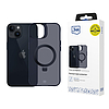 3mk Füstüveg tok Mag&Stand Apple iPhone 13/14 készülékhez - fekete
